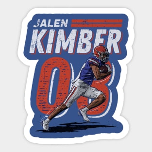 Jalen Kimber College Dash Sticker